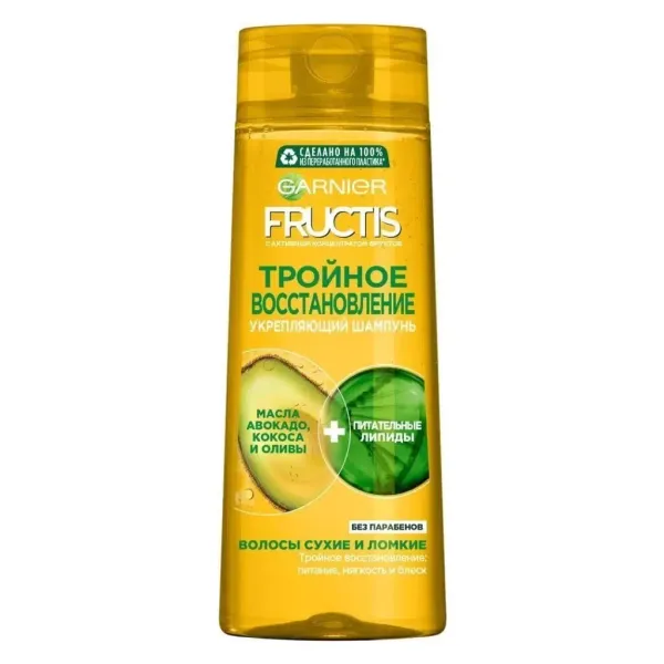 Шампунь Garnier Fructis Тройное Восстановление укрепляющий, 400мл